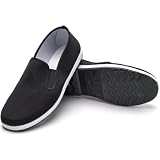 Scarpe Tai Chi, Scarpe Tradizionali Cinesi in Tela Kung Fu, Scarpe per Arti Marziali Vecchie Pechino, Suola in Gomma Nera Unisex
