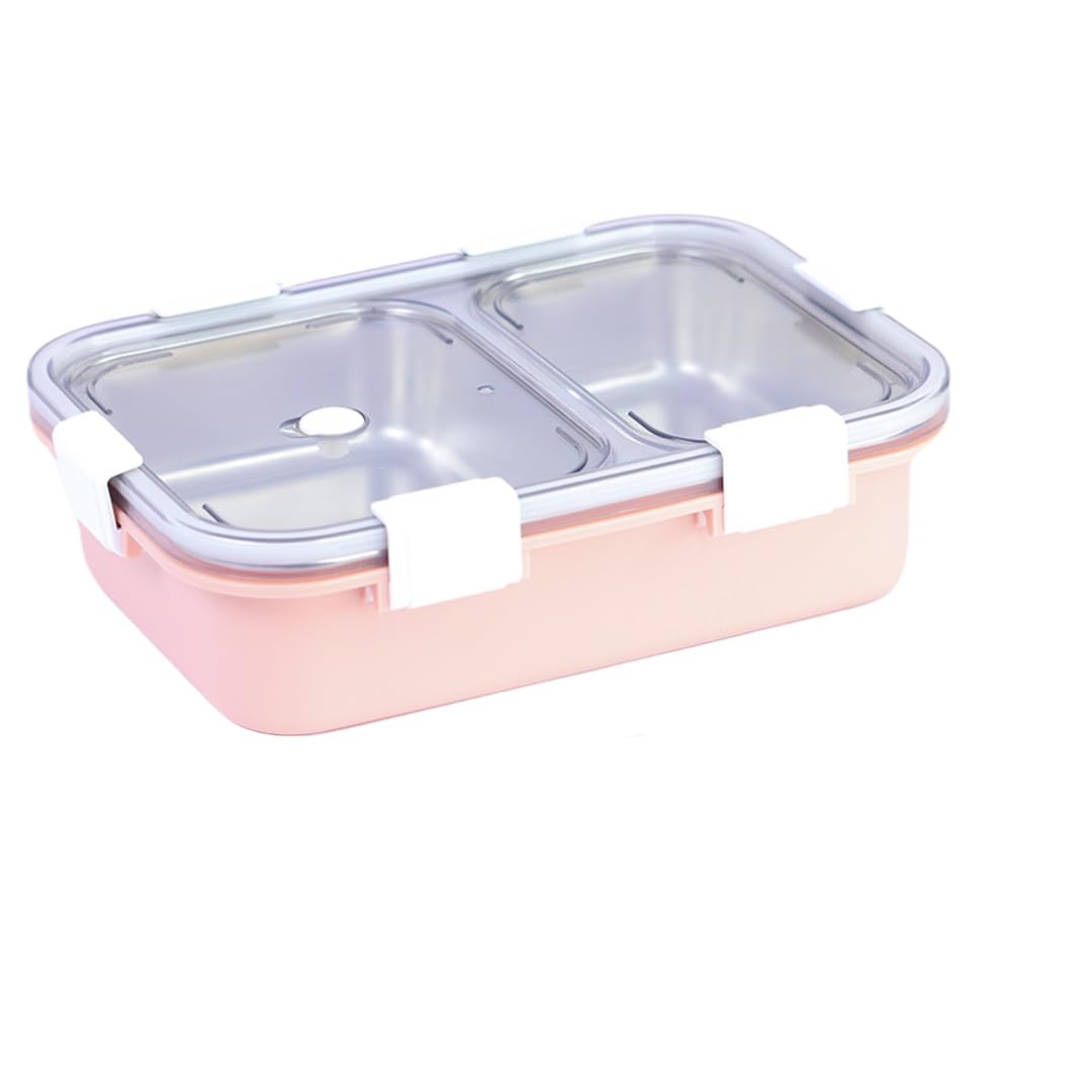 ATTRO Bento Lunch Box - Stainless Steel, 4 Compartments -5