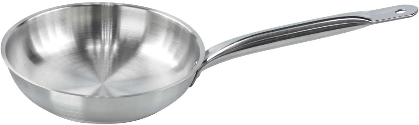 CHEFSET STAINLESS STEEL 18/10 FRY PAN WITHOUT LID 26 CM, FRYING PAN,CI5012