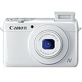 Canon PowerShot N100 HS 12.1MP Digital Camera - Wi-Fi Enabled (White)