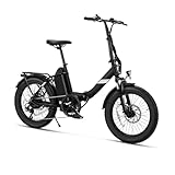 Touroll S3 Vélo Électrique Fat Bike Pliable, Pneus 20