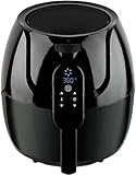 Air Fryer Oven, 6 Quart, Electric Oil-less Deep Frying Cooker, Non Stick, Dishwasher Safe, Digital Display, Preheat, Preset, Smart Kitchen Appliance, Teflon Coated Basket, AirFryer Convection Toaster