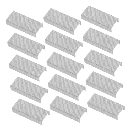 Image of NUOBESTY 6 6Mm Galvanized Staples 1000 Pieces Heavy Duty Precision Engineered for Office and Home Staplers