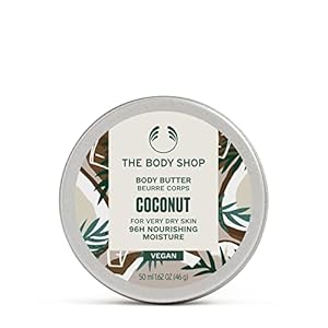 The Body Shop Body Butter Moisturizer, Coconut, 1.7 Ounce