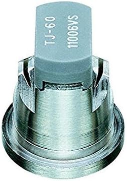 TeeJet TwinJet TJ60-11006VS Twin Flat Spray Nozzle (Pack of 6) - Stainless Steel - VisiFlo - 110°