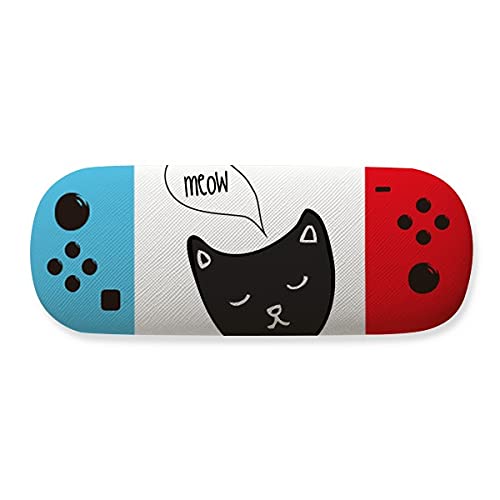 Étui de rangement à lunettes chat noir idéal pour votre sac à main au quotidien