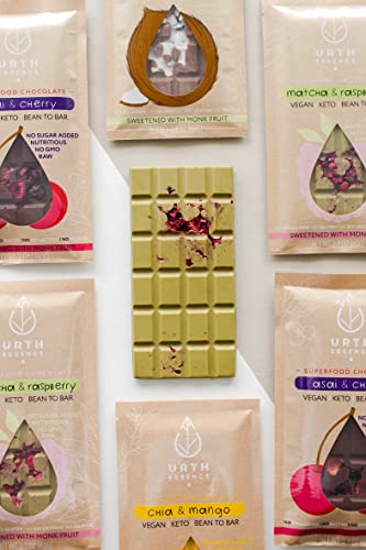 Urth Essence Sugar Free Chocolate Vegan Chocolate Bars | Keto Chocolate | Dairy Free Chocolate| Keto Friendly Food | Healthy Food Vegan Gifts| Organic Chocolate  thumb #4