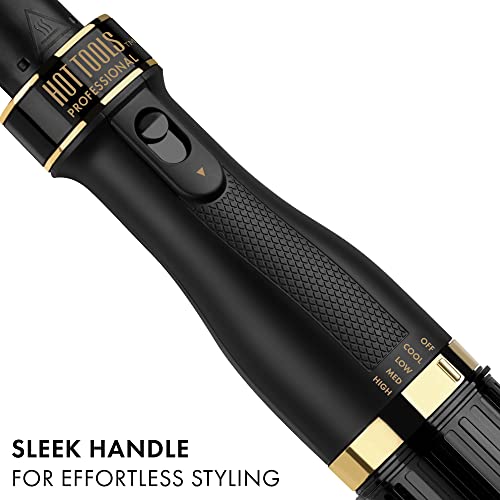 Hot Tools Pro Artist 24K Gold One-Step Small Detachable Blowout & Volumizer | Salon Quality Blowouts at-Home