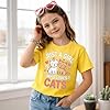 Just A Girl Who Loves Cats Cute Kitten Graphic Kids T-Shirt Animal Lover Tee Purple 9-11Y #2