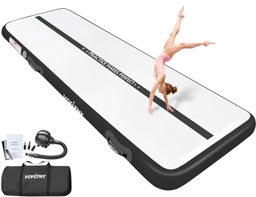VOFiTNY All Purpose Gymnastics Mat 6.6/10/13/16/34 ft Sturdy Inflatable Tumble Track for Home/Gym by VOFiTNY - Used condition - US$96.81