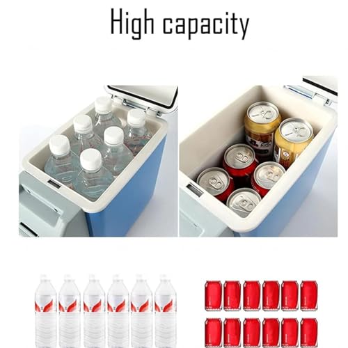 Draagbare vriezer voor auto, 7,5 l, auto 12v, geluidsarme mini-autoverwarming, met koel- en verwarmingsfunctie, campingkoelkast, gebruikt om dranken, snacks op te slaan - Image 5