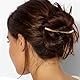 Cybche Einfache Haarspangen Gold Metall Haarspangen Gebogenen Clip Barrette Lange Bar Haarspangen Barrette Dekorative Metall Haarschmuck Schmuck Für Frauen Kopfschmuck(gold2)