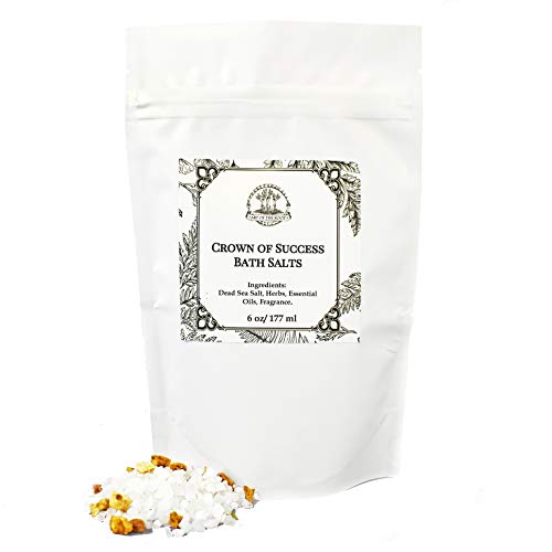 Crown of Success Bath Salts 6 oz for Success, Prosperity, Victory & Achievement Hoodoo Voodoo Wiccan Pagan Magick