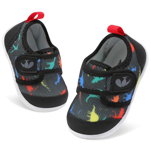 FEETCITY Baby Shoes Boy Girl Infant Walking Shoes Breathable Sock Shoe with Memory Sole Protect Toes Outdoor Sneakers