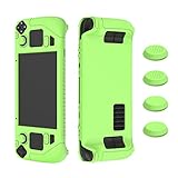 Writiany Protective Case for Steam Deck, Silicone Soft Cover for Steam Deck, Steam Deck Case Cover Accessories (Green)
