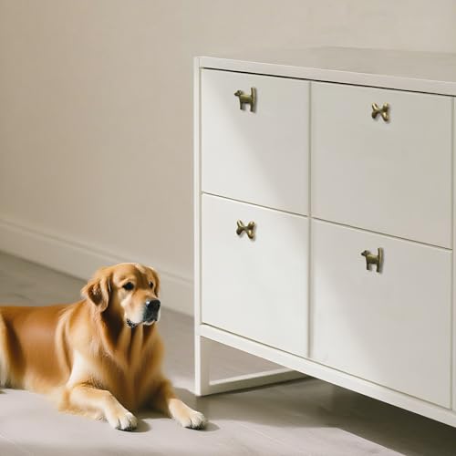 Poignées amusantes pour commode en alliage de zinc et bronze de qualité