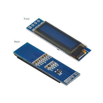 0.91 iic i2c Serial OLED LCD Display ssd1306 128x32 for arduino, esp32, avr, pic, and stm32 with Switch - arduino OLED Module