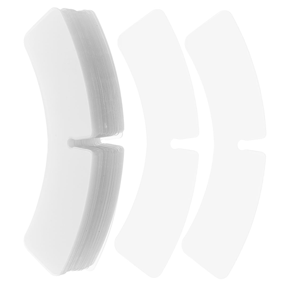 BESTYASH Dress Shirt Collar Inserts 200pcs Collar Support Stays Anti-roll Feature Plastic Collar for Men's Shirt Collar Formers