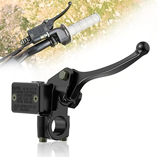 RUTU Right Hydraulic Brake Master Cylinder with Brake Lever - Replacement Disc Brake Parts for 50cc, 70cc, 90cc, 110cc, 125cc Taotao Coolster Rancher 420 Accessories Dirt Pit Bike Fits 7/8" Handlebar
