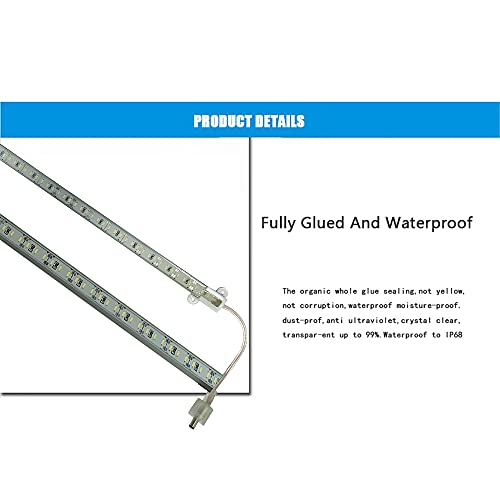 Tira de LED impermeable IP68 50cm 72LED Blanco cálido miniatura 6