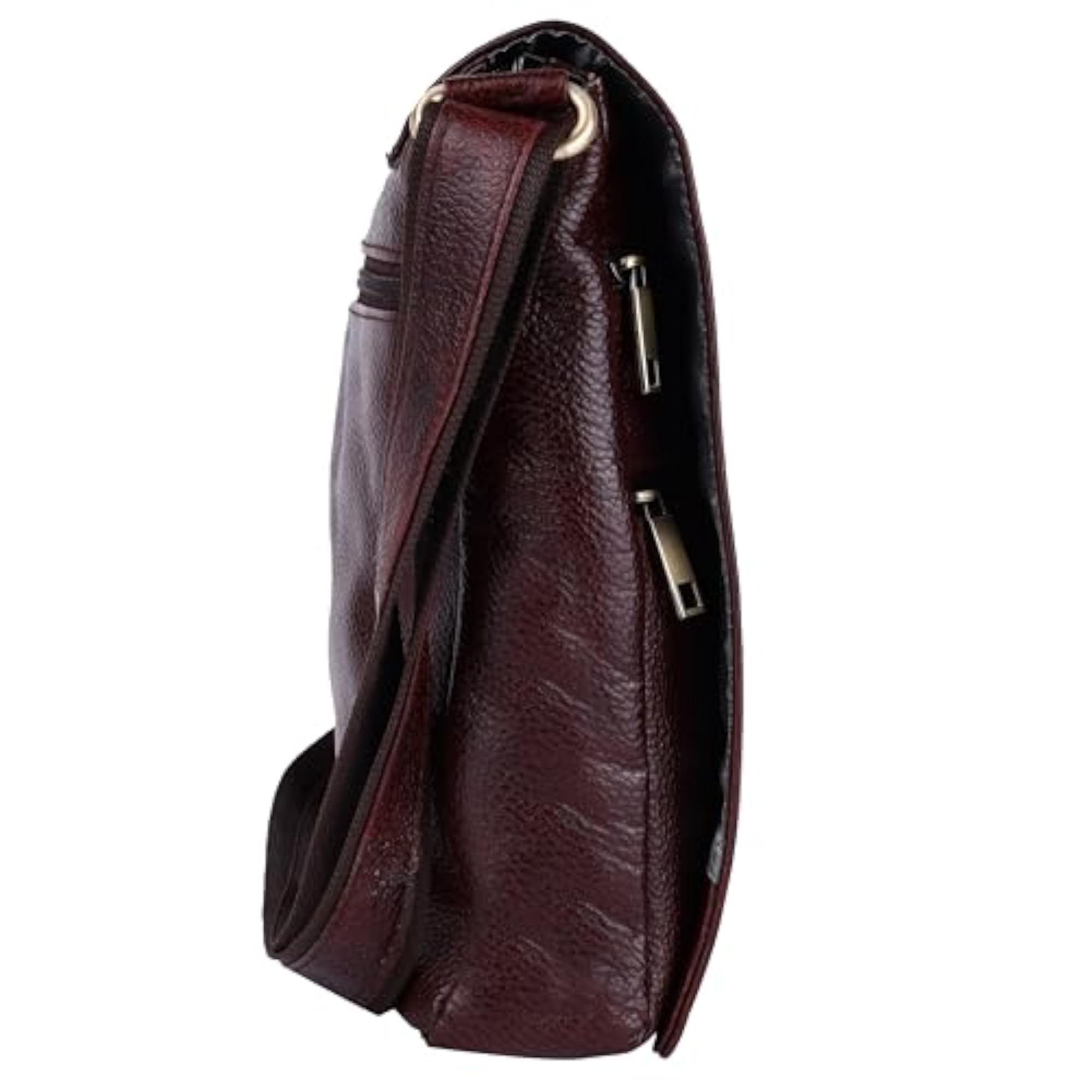 Green Hide Craft Leather Sling Utility Bag