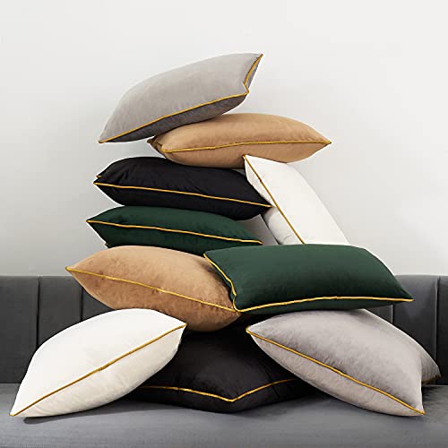 Avigers 20 X 20 Inches White Solid Cushion Case Luxury Modern Square Throw Pillow Cover Decorative Pillow For Couch Living Room Bedroom Car 50 X 50Cm #TOP6