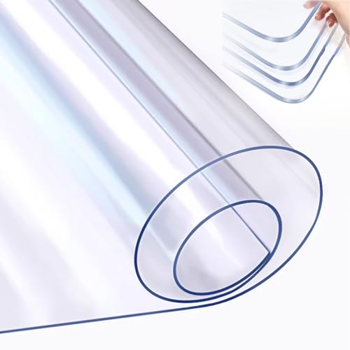 Protection de bureau transparente en PVC imperméable et tapis de table anti-rayures pour meuble
