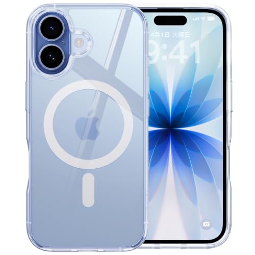 �y�ČRMIL�V�K�i�E4�w�ϏՌ��zCASEKOO iPhone 17 �p �P�[�X �����ӂ���17�p�P�[�X 6.3 �C���`�i�N���A�j | MagSafe�Ή� �w��h�~ ����~�� �}�b�g�d�グ �}�O�l�b�g���� �Ռ��z�� ��� �X�g���b�v�z�[���t�� �X�}�z�X�^���h