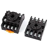 Tool parts 2 Pcs 8 Pin 11Pin PF083A PF113A Power Timer Relay Socket Base Holder