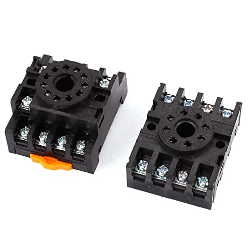 Tool parts 2 Pcs 8 Pin 11Pin PF083A PF113A Power Timer Relay Socket Base Holder