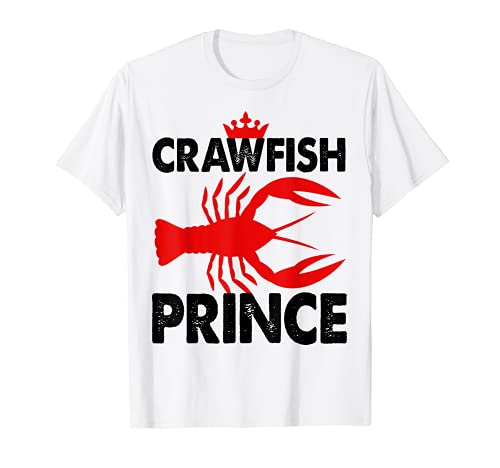Crawfish Prince Foodie Tee Shirts Funny Party Gifts Camiseta