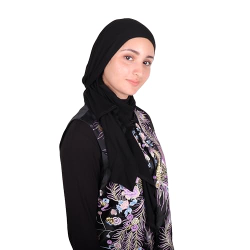 MuLanLegend Handmade Triangle Scarf | Cotton Hijab Shawl | Easy Turban Wraps | Neck Infinity Cover Up