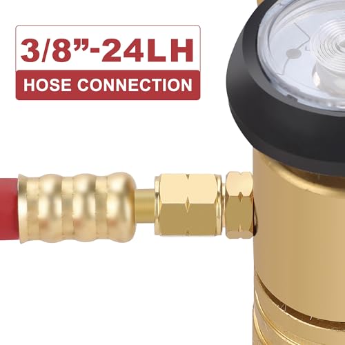 Hromee Air Acetylene Torch Hose 12-Feet X 3/16-Inch with 3/8"-24 LH Fittings by Hromee - Used condition - Image 2