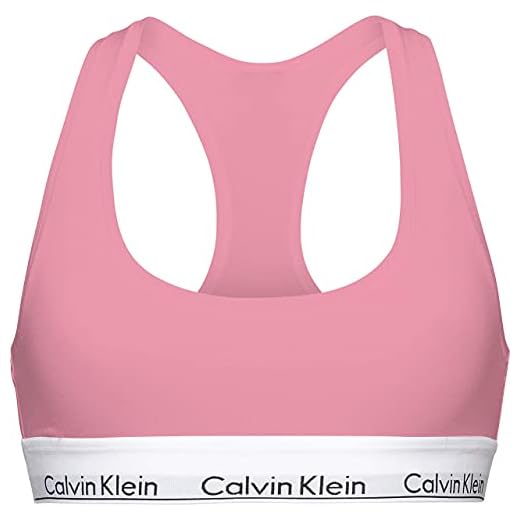 Calvin Klein Unlined Bralette Reggiseno con Coppe Modellate, Rosey Dream, XS Donna