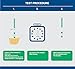 5 Pack - DrugExam Made in USA Highly Sensitive Marijuana THC Testing Drug Test Strip Kit - Drug Test with 50 ng/mL Cutoff Level for Detecting Any Form of THC in Urine up to 35 Days. Urine Test Strips