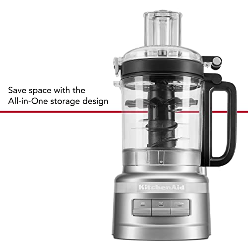 Image of KitchenAid 9-Cup Food Processor - KFP0921, Contour Silver