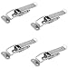 Set of 4 Extendable Table Tension Latches Stainless Steel with Two Position Locks Catch #22 for Extendable Table, Box, Instrument Case, Worktop (Stainless Steel SUS304, V2A)