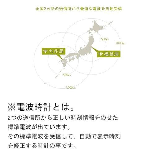 HZDHCLH 掛け時計 電波時計 の商品画像 3