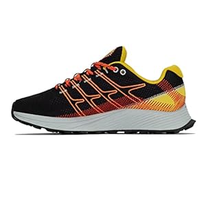 Merrell Heren Moab Flight Sneaker, zwart/zwavel, 13 UK, Zwarte zwavel, 49 EU