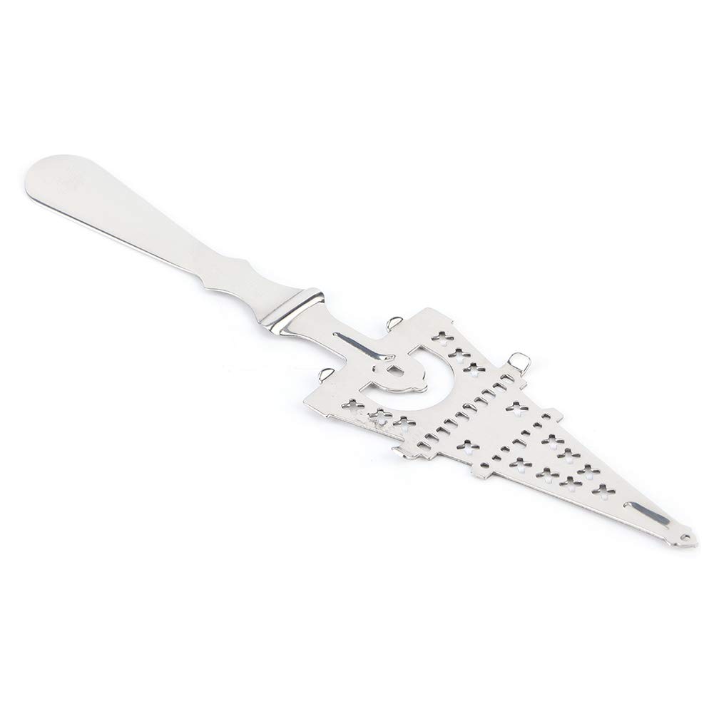 304 Stainless Steel Unique Design Cocktail BarsGlass Cup Drinking Filter Wormwood Spoon(tower)