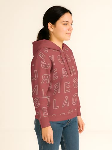 Image of HELLCAT Trendy Cotton Blend Hoodie for Women | Stylish Winter Hooded Sweatshirt for Women