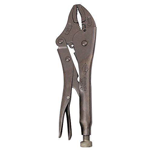 Alicate Pressão Boca Curva, Corneta, 4133100, Prata