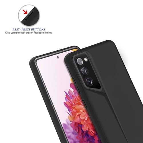 Image of Amazon Brand - Solimo Ultra-Thin Blade Runner Series Matte Finished Camera Protection Soft Back Cover for Samsung Galaxy S20 FE | S20 FE 5G - Black