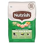 Nutrish Real Chicken & Veggies Recipe Whole Health Blend Dry Dog Food, 40 lb. Bag, Packaging May Vary (Rachael Ray)