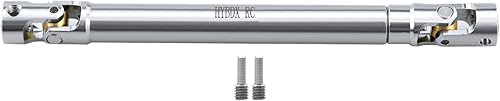 HYBDX Rc Eje de transmisiĂłn de aluminio para 110 RC car Track Axial SCX10 Gladiator YK4082 TRX4 TF2 D110 RC Crawler eje de transmisiĂłn (plata, 4.92 HYBDX Rc Eje de transmisiĂłn de aluminio para 110 RC car Track Axial SCX10 Gladiator YK4082 TRX4 TF2 D110 RC Crawler eje de transmisiĂłn (plata, 4.92