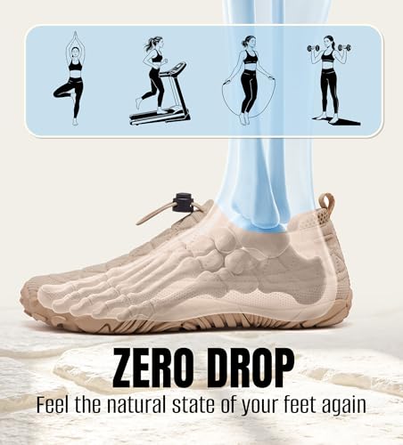 Image of Minimalist Barefoot Shoes for Women Men Wide Toe Zero Drop Lightweight Casual Sneakers