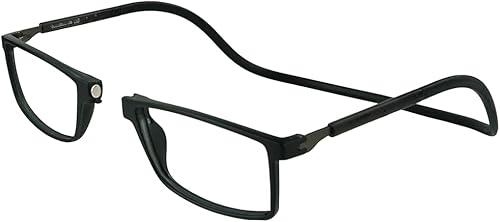 Clic Gafas de lectura magnéticas con bloqueo de luz azul de Slastik, banda plegable suave, lectores de computadora con patillas ajustables, Trevi disponible en Yaxa El Salvador