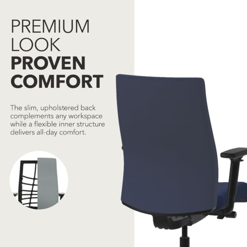 Image of HON Ignition 2.0 Ergonomic Office Chair, Lumbar Support, Desk Chair, Indigo