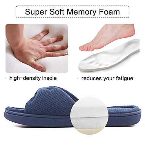 Caramella Bubble Womens Open Toe Summer Bedroom Slippers Memory Foam Sandal Home Ladies Comfy Slippers3