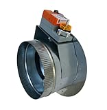 HVAC Zoning Duct Damper w/Integrated Starting Collar (Take-Off) Low Profile Contractor Grade (08 inch)